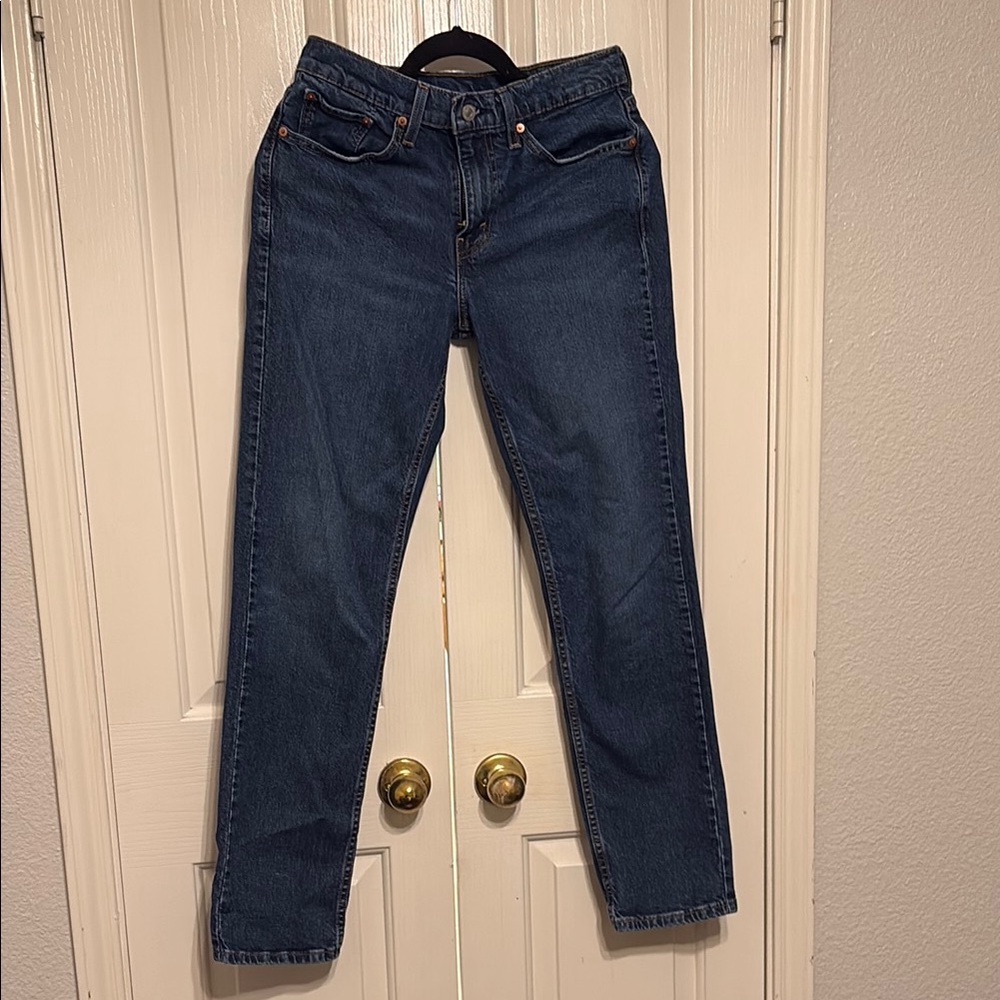 Levi's Men's Straight Jeans 514 30 x 32- Dark Blue